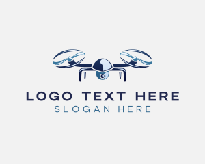 Security - Security Surveillance Drone logo design