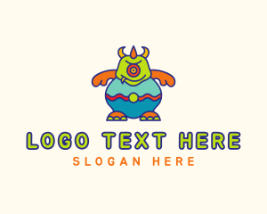 Kindergarten - Giant Monster Bully logo design