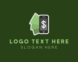 Online Banking - Mobile Money Online logo design