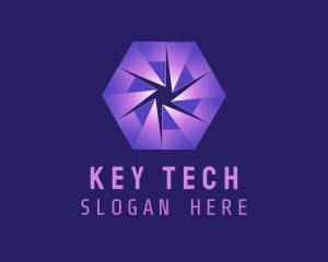 Tech Hexagon Software logo design