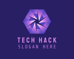 Tech Hexagon Software logo design