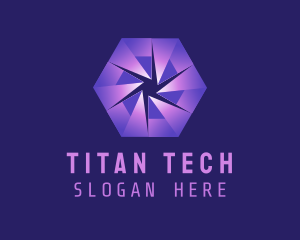 Tech Hexagon Software logo design