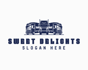 Truckload - Logistics Delivery Vehicle logo design