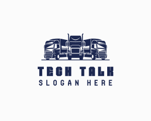 Truck - Logistics Delivery Vehicle logo design