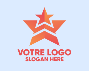 Orange Double Star  Logo