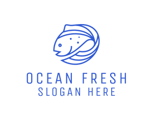 Tuna - Fish Seafood Salmon logo design
