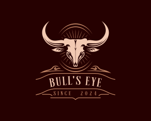 Steakhouse Barbecue Bull logo design