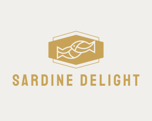 Sardine - Marine Aquatic Fish logo design