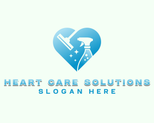 Disinfection Cleaning Sanitation logo design