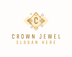 Gold Luxury Jeweler logo design