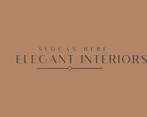 Elegant Company Wordmark  logo design