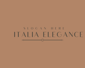 Elegant Company Wordmark  logo design