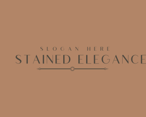 Elegant Company Wordmark  logo design