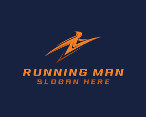 Fast Electric Human Logo