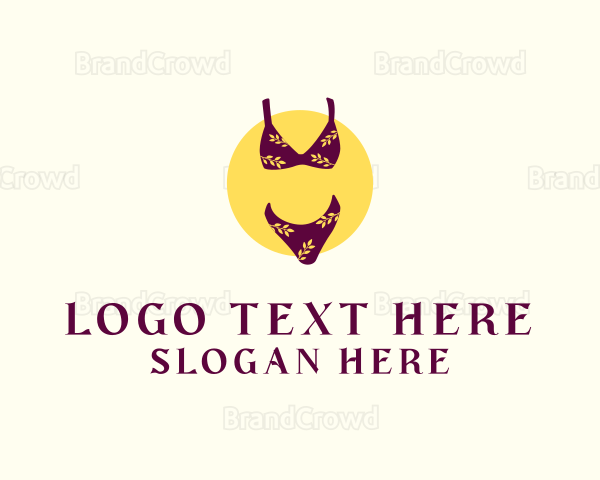 Ladies Bikini Wear Logo