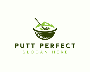 Putt - Golf Course Tournament logo design