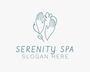 Relaxing - Relaxing Massage Hands logo design