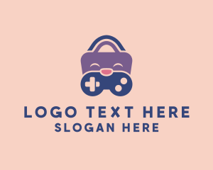 Play - Gamer Shopping Bag logo design