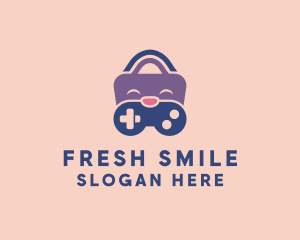 Gamer Shopping Bag logo design