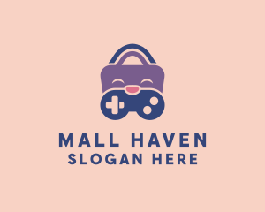 Gamer Shopping Bag logo design