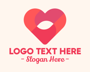 Lovely - Love Heart Dating Boutique logo design