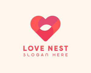 Valentines - Love Heart Dating Boutique logo design