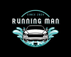 Race - Car Wash Automotive logo design