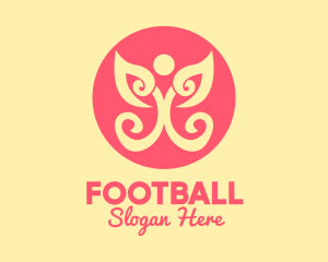 Swirl - Fancy Social Butterfly logo design