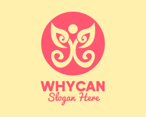 Swirl - Fancy Social Butterfly logo design