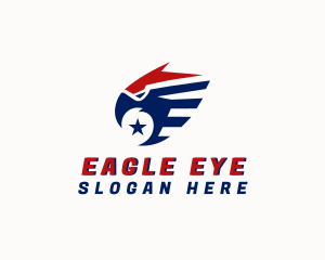 Patriotic Eagle Veteran logo design