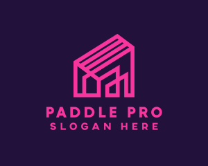 Architecture Pink House logo design