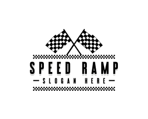 Race Flag Competition logo design