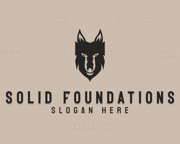 Wolf Head Animal Logo