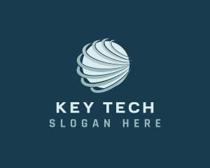 Business Tech Sphere logo design