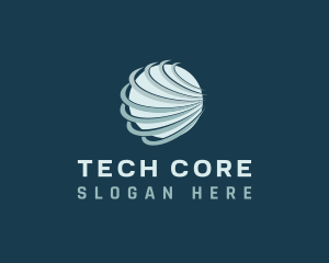 Business Tech Sphere logo design