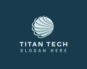 Business Tech Sphere logo design