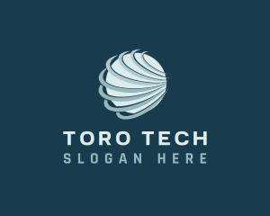 Business Tech Sphere logo design