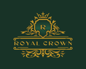 Royal Crown Crest logo design