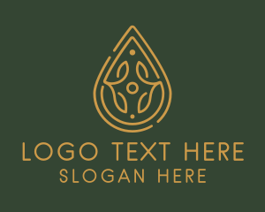 Nature - Natural Oil Extract logo design