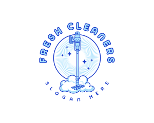 Vacuum Hoover Cleaner logo design