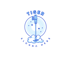 Sanitation - Vacuum Hoover Cleaner logo design