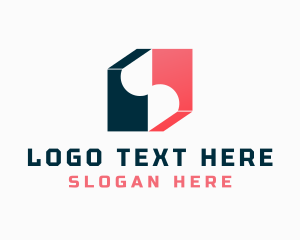 Letter - Courier Agency Letter S logo design