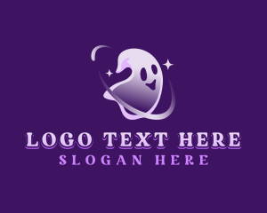 Costume Store - Horror Halloween Ghost logo design