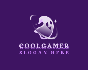 Horror Halloween Ghost Logo