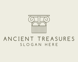 Ancient Column Finance logo design