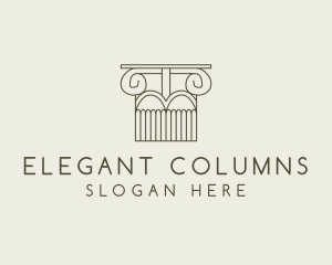 Ancient Column Finance logo design