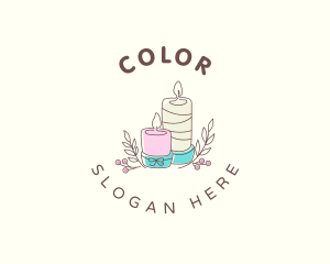 Specialty Store - Festive Wax Candle logo design