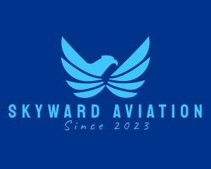 Aeronautical - Elegant Eagle Wings logo design