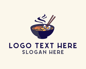 Hot Ramen Noodles Logo