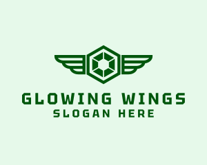 Army Wings Company logo design